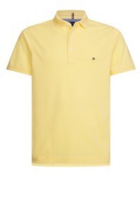 Polo Tommy Hilfiger geel met logo