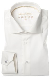 SALE Ledub overhemd Tailored Fit antiek wit