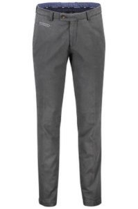 SALE Portofino pantalon flatfront paspelzak grijs