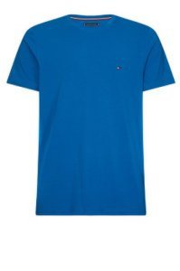 T-shirt Tommy Hilfiger blauw met merklogo