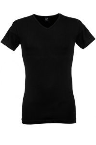 Alan Red t-shirt Oklahoma zwart stretch v-neck
