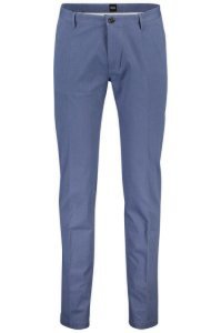 Hugo Boss Rice 3 pantalon blauw flatfront slim fit
