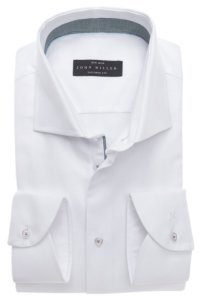 John Miller mouwlengte 7 overhemd strijkvrij wit