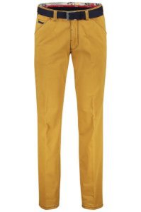 Meyer Chicago pantalon 5-pocket riem geel
