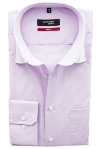 Seidensticker Modern overhemd paars
