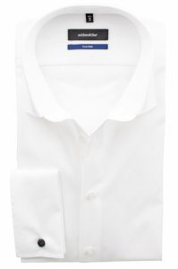 Seidensticker overhemd white french cuff