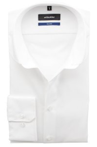 Seidensticker Tailored overhemd wit strijkvrij