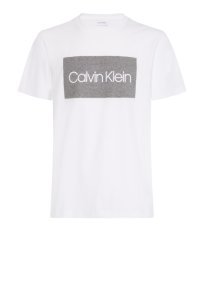 T-shirt Calvin Klein wit ronde hals