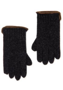 Michaelis - Antraciet wollen handschoenen