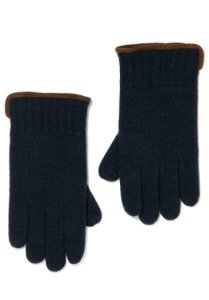 Michaelis - Donkerblauwe wollen handschoenen