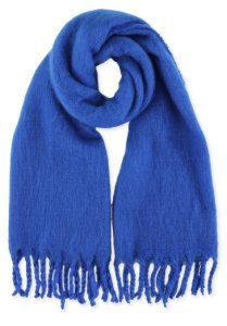 Donkerblauwe zachte sjaal