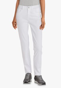 Witte jeans in stretchstof – slim fit