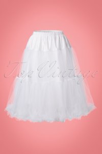 Bunny - 50s polly petticoat in white