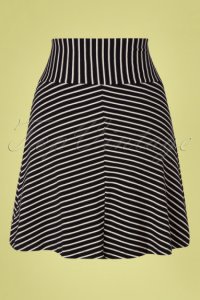 60s Weekend Skirt in Black and Vanilla