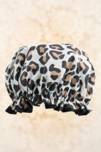 The Vintage Cosmetic Company - Showercap in leopard