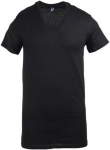 Alan Red Dean V-Hals T-Shirt Zwart (1Pack) - Zwart maat S