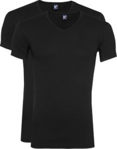 Alan Red Oklahoma T-Shirt Stretch Zwart (2-Pack) - Zwart maat S