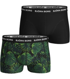 Bjorn Borg Boxershorts Garden 2-Pack - Zwart maat XL