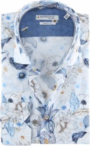 Giordano Overhemd Maggiore Blauw - Multicolour maat 40