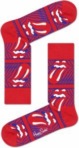 Happy Socks Rolling Stones Stripe - Rood maat 41-46