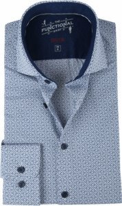 Pure H.Tico The Functional Shirt Dessin - Blauw maat 38