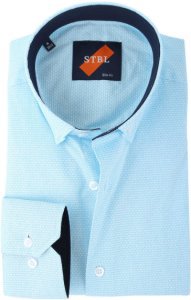 Shirt Suitable S2-3 Licht Blauw Wit - Wit maat XL