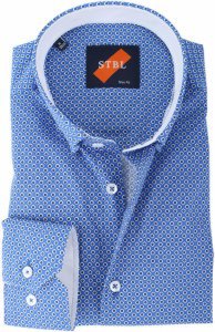 Shirt Suitable S2-5 Blauw Wit - Wit maat XXL