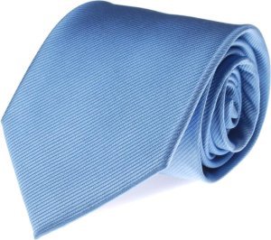 Suitable - Stropdas zijde blauw uni f02 - blauw