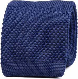 Suitable Knitted Stropdas Navy - Navy