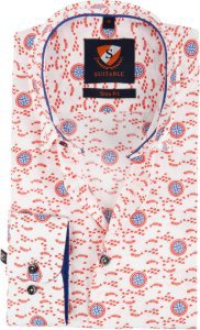 Suitable Overhemd HBD Kompas Rood - Rood maat 38
