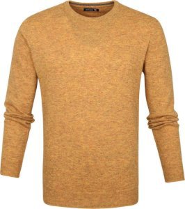 Suitable Pullover O-Hals Lamswol Oker