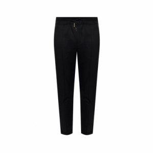 Wool trousers with logo