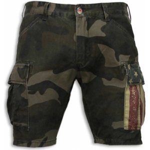 Korte Broek Bb Bread Buttons Korte Broeken - Slim Fit Camouflage Shorts -