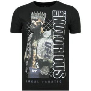 T-shirt Korte Mouw Local Fanatic King Notorious - Slim Fit T-Shirt - 6324Z -