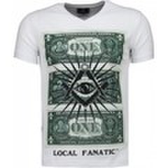 T-shirt Korte Mouw Local Fanatic  One Dollar Eye - T-shirt