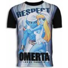 T-shirt Korte Mouw Local Fanatic  Respect Omerta - Digital Rhinestone T-shirt