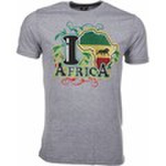 T-shirt Korte Mouw Mascherano  T-shirt I Love Africa