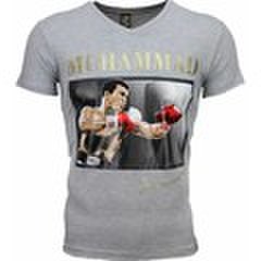 T-shirt Korte Mouw Mascherano  T-shirt - Muhammad Ali Glossy Print