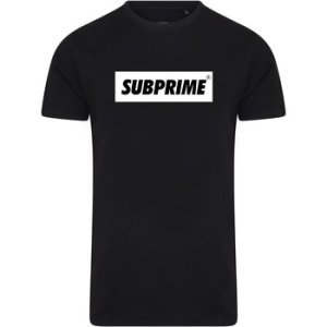T-shirt Korte Mouw Subprime Shirt Block Black