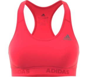 Adidas Alphaskin Sport Padded Dames Sportbeha rood