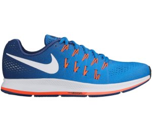 Nike - Air Zoom Pegasus 33 Heren Hardloopschoenen (blauw/oranje) - EU 42,5 - US 9