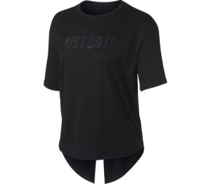 Nike - Dry Dames training overhemd (zwart) - L