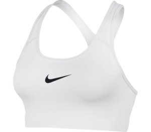 Nike - Pro Classic Swoosh women's bra (white) - S