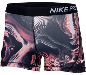 Nike - Pro Dames training kort (grijs/oranje) - S