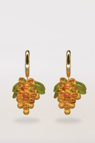 Annele Oorbellen apricot jelly earrings multi
