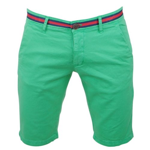 Biaggio Jeans Heren korte broek faniel vert groen