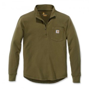 Carhartt Shirt men tilden l/s half zip fir green-xxl