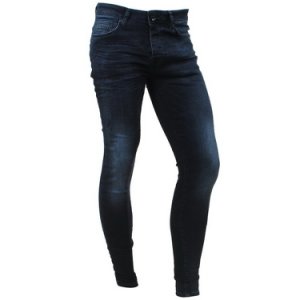 Cars Heren jeans super skinny stretch lengte 34 dust blue black blauw