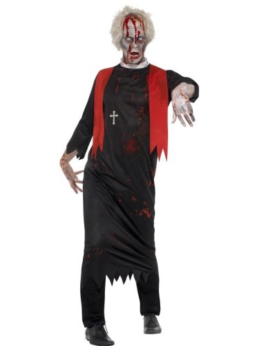 Confetti Zombie priester kostuum
