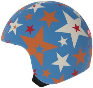 Egg Helmets Skin venus om over de basis helm te dragen blauw